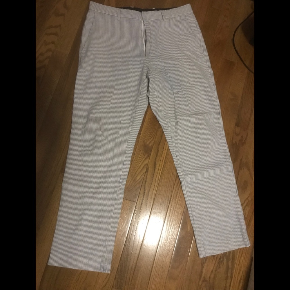 J Crew seer sucker pants